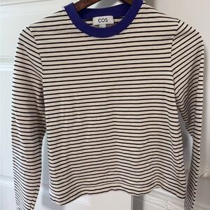 COS Striped Long Sleeve Top